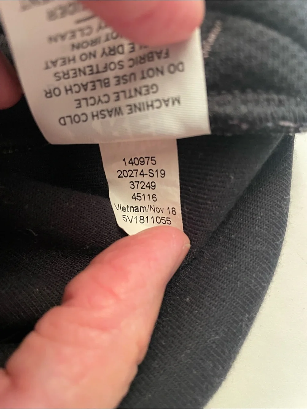 REI Gray and Black Zip Hoodie